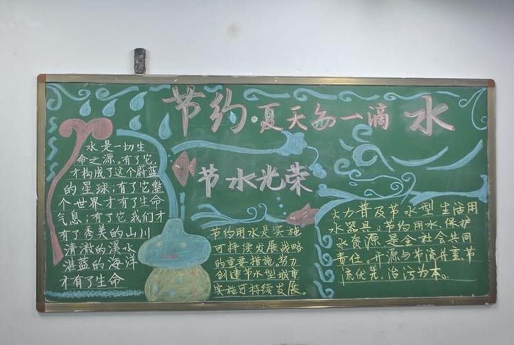 保护水源从我做起黑板报 保护环境黑板报图片大全