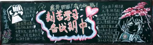 备战体育中考黑板报 中考黑板报图片大全