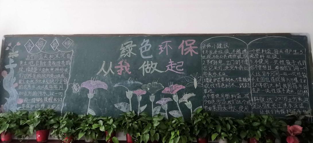 勤俭惜福节能环保黑板报 节能黑板报图片素材