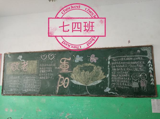 尊师孝亲恭谦礼让的黑板报 黑板报图片大全