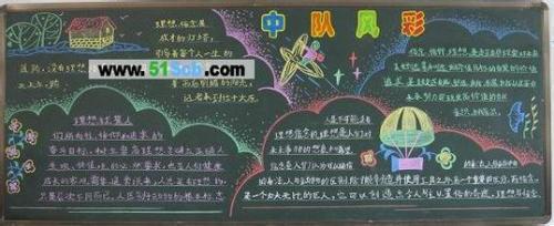 五年级手抄报黑板报 五年级黑板报图片素材