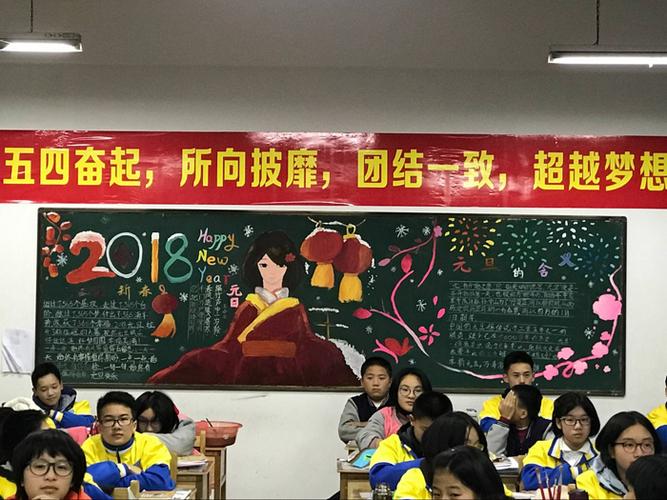 请回答2018黑板报 黑板报图片大全