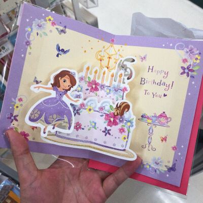 小学生制作公主贺卡 小学生制作贺卡