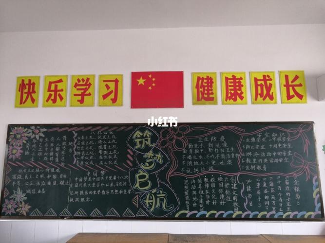 万象更新逐梦而行黑板报 黑板报图片大全