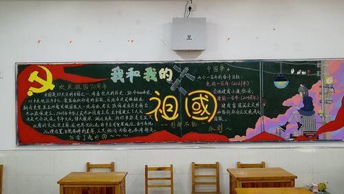 我和祖国黑板报 我和我的祖国黑板报图片大全