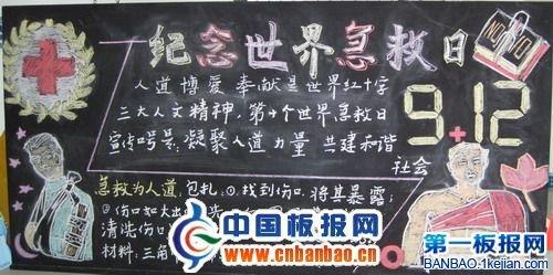 医院急诊科黑板报 黑板报图片素材