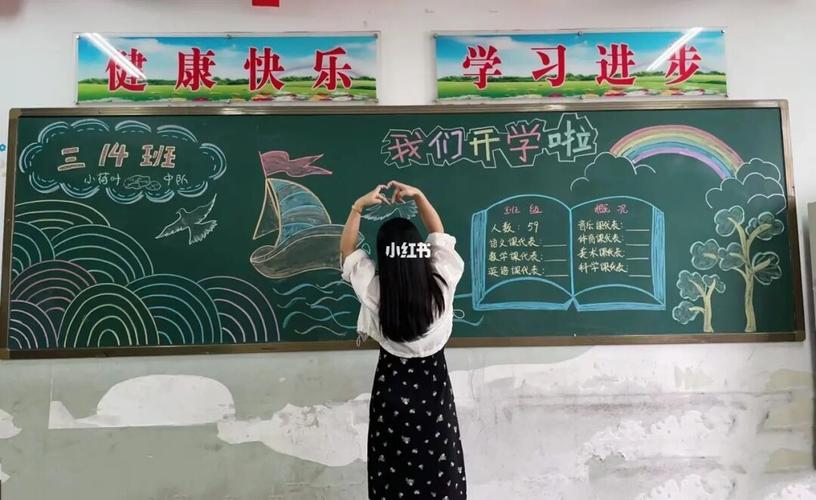 开学主题班会黑板报 主题黑板报图片大全