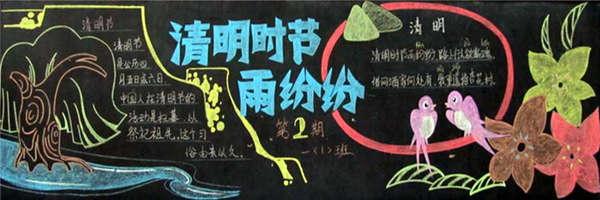 清明安全教育黑板报 安全教育黑板报图片素材