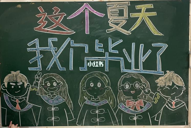 华业季黑板报 黑板报图片大全