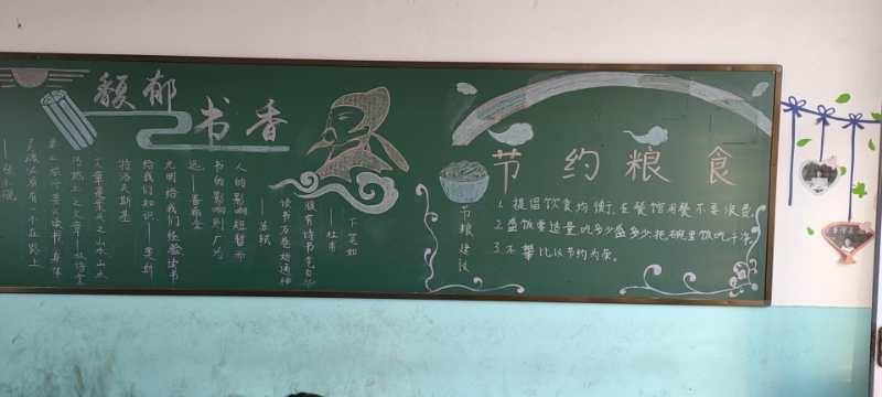 节水节粮节电黑板报 黑板报图片大全