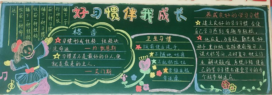 学校图片的黑板报 学校黑板报图片大全