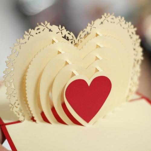 有love的立体贺卡 love的贺卡
