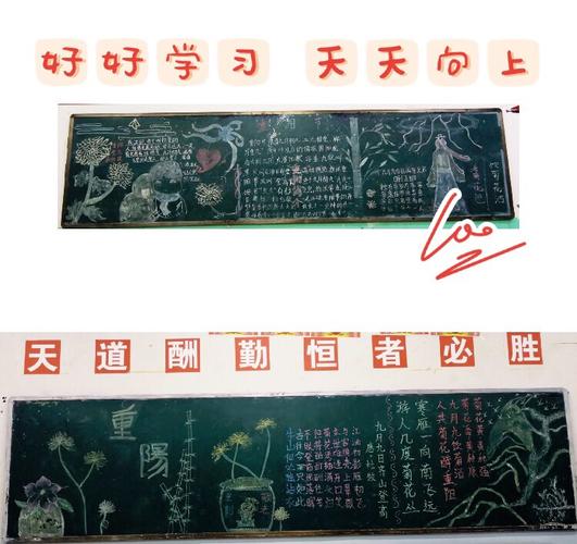 争对七年级学生出黑板报 七年级黑板报图片大全