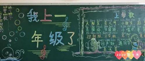 高中开学了主题黑板报 高中黑板报图片大全