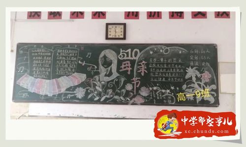母亲节优秀高中黑板报 母亲节黑板报图片大全