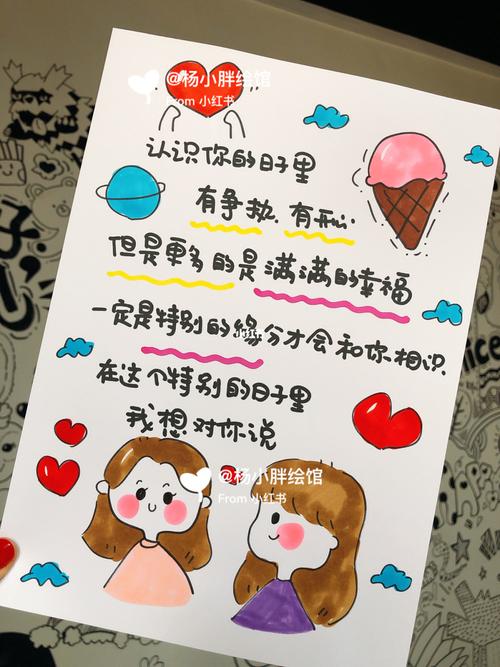 怎样给闺蜜画生日贺卡 给闺蜜画贺卡