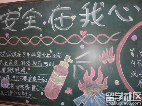 消防装备黑板报 消防黑板报图片大全