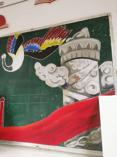 可以用丙烯画黑板报 黑板报图片素材