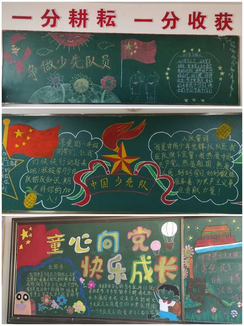 我要入队的黑板报 黑板报图片素材