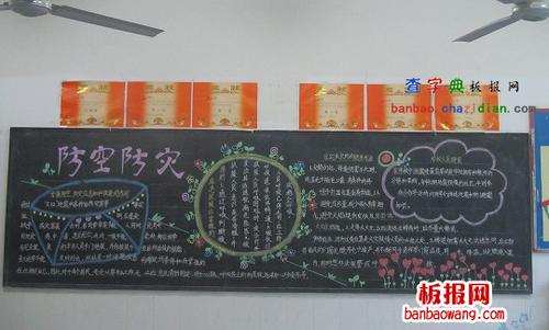 防杨棉黑板报 黑板报图片素材