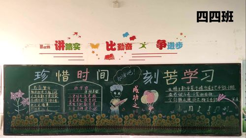 勤奋好学播希望主题的黑板报 主题黑板报图片大全