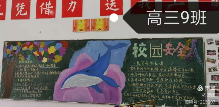 校园安全行黑板报 校园安全黑板报图片大全