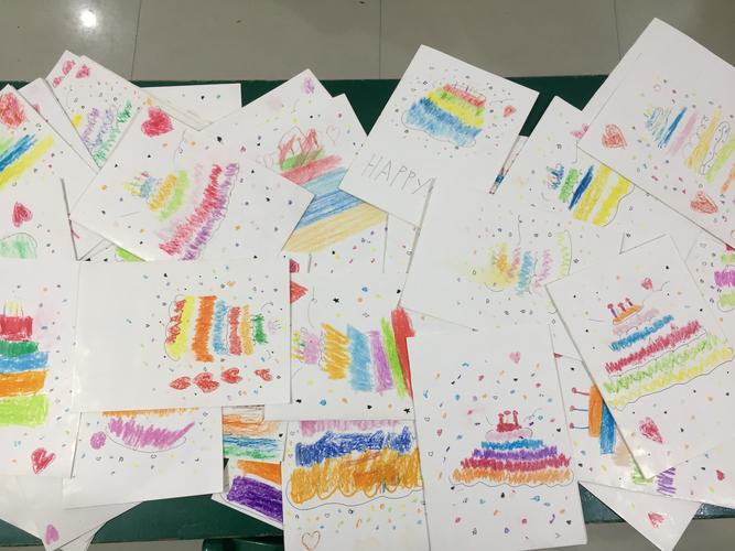幼儿美术课制作生日贺卡 幼儿美术课贺卡