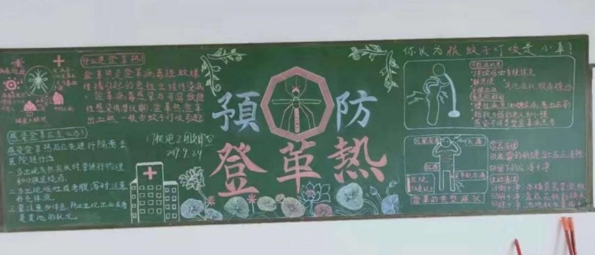 关于登革热的黑板报 关于黑板报图片素材