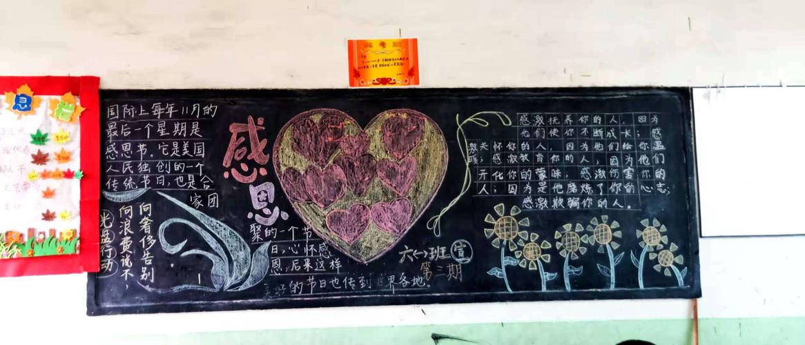 感念似海恩泽如山的黑板报 黑板报图片大全
