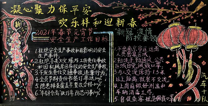 凝心聚力平安黑板报 黑板报图片素材