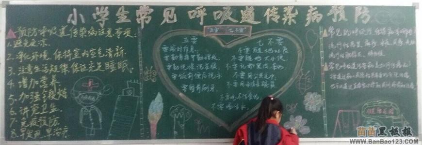 哮喘的黑板报 黑板报图片大全