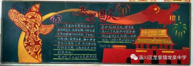 小学生弘扬爱国奋斗精神黑板报 小学生黑板报图片大全