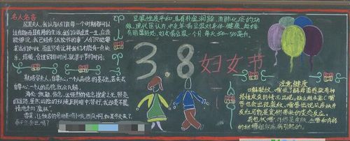 3.8节活动黑板报 技能节黑板报图片大全