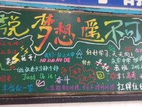 高考我圆梦的舞台黑板报 我和我的祖国黑板报图片大全
