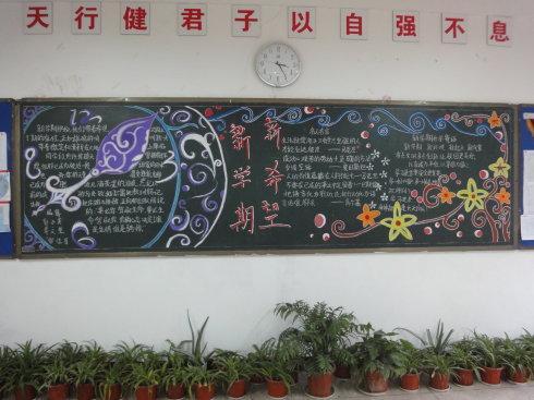 畅享2012黑板报 黑板报图片大全