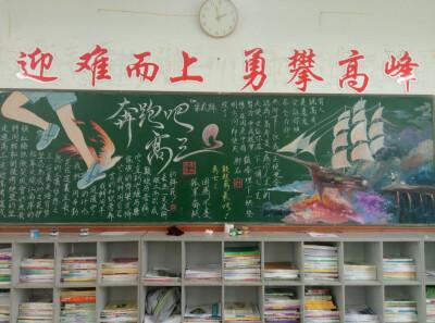 励志之路黑板报 励志黑板报图片大全