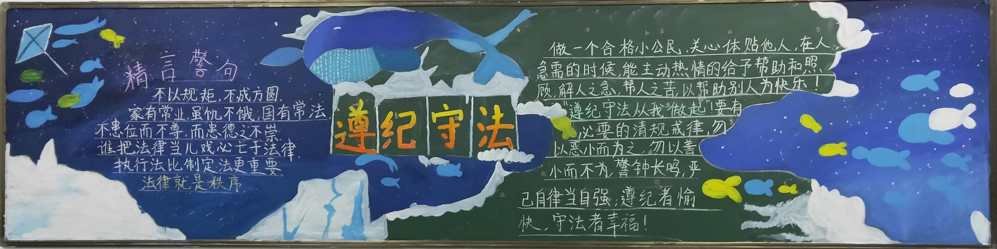文明守纪好少年黑板报 文明黑板报图片大全