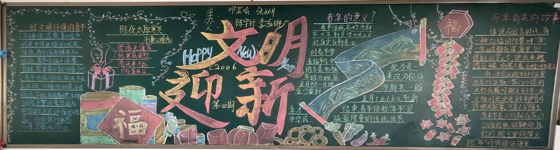 年底聚会黑板报 黑板报图片素材