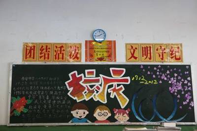 二十年校庆黑板报 校庆黑板报图片素材