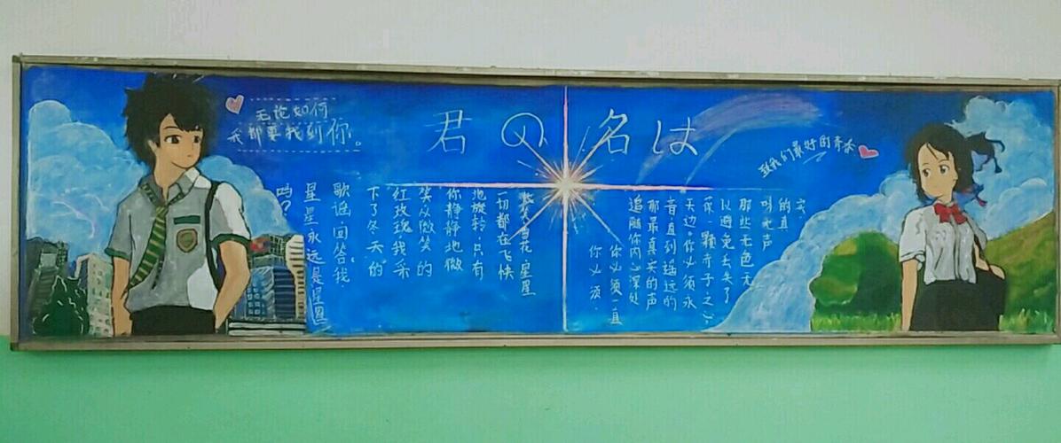 云的黑板报 黑板报图片大全