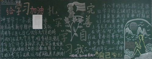 学会做人成就自我的黑板报 黑板报图片大全