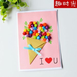 适合女生的手工贺卡 适合女生的贺卡