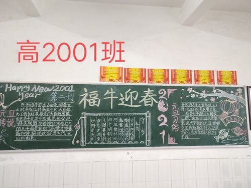 六年级迎春黑板报 六年级黑板报图片素材