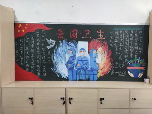 集体与个人黑板报 黑板报图片素材
