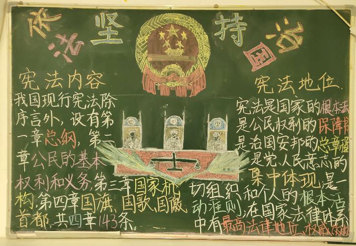 法治环保黑板报 环保的黑板报图片大全