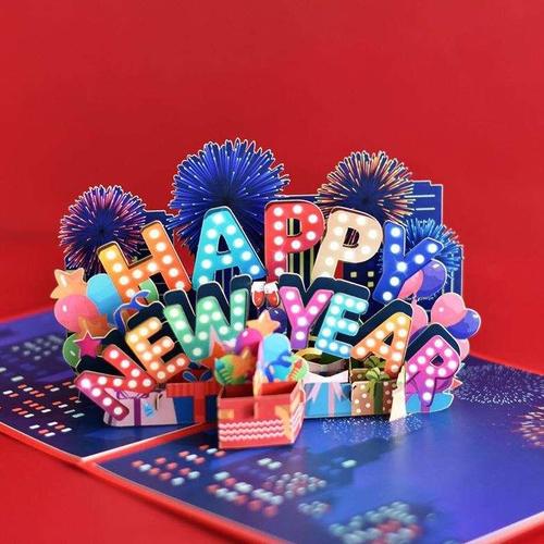 happy newyear新年贺卡 happy贺卡