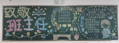 最美班主任黑板报 黑板报图片大全