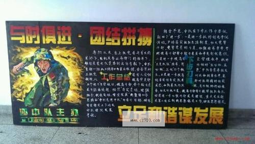 认识岗位黑板报 黑板报图片大全