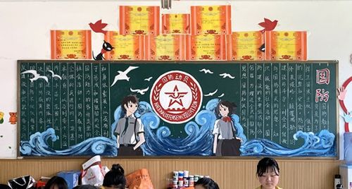 国防安全教育的黑板报 安全教育黑板报图片大全