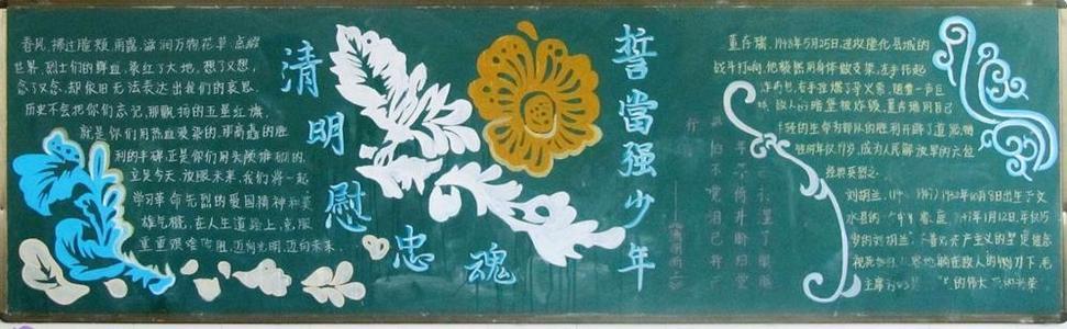 国学铸中魂黑板报 黑板报图片素材